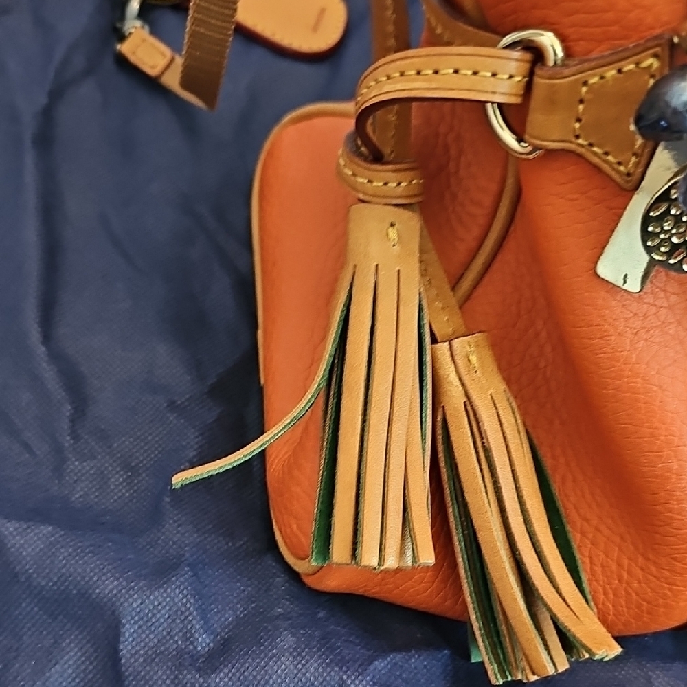 Dooney & Bourke Vibrant Orange Satchel - Picture 4 of 12